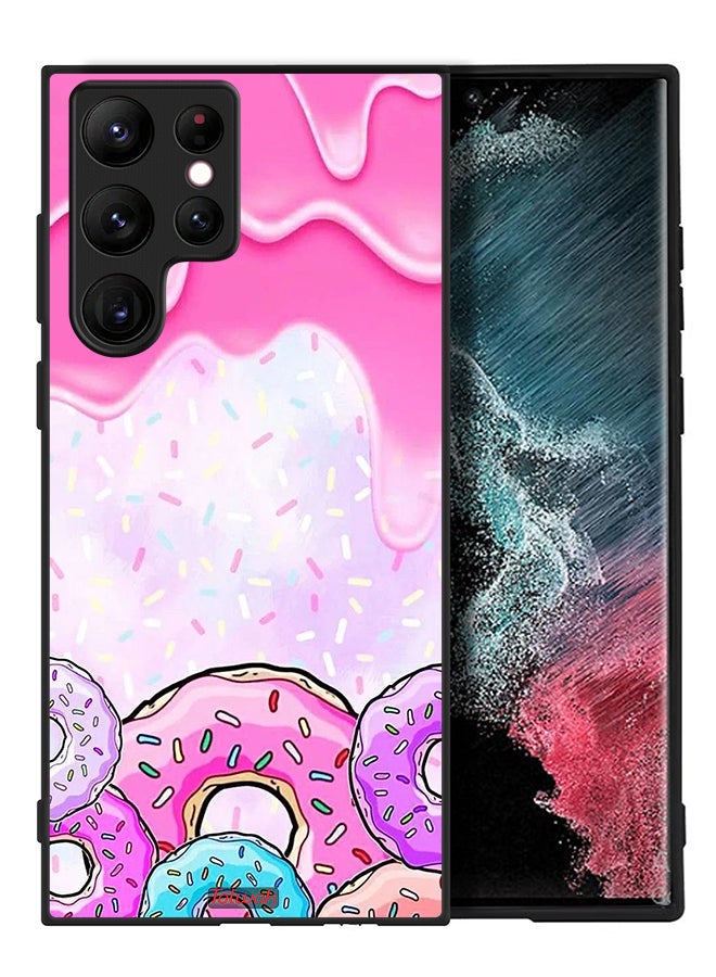 Tolwak Samsung Galaxy S22 Ultra 5G Protective Case Cover Donut Colors - Image 2