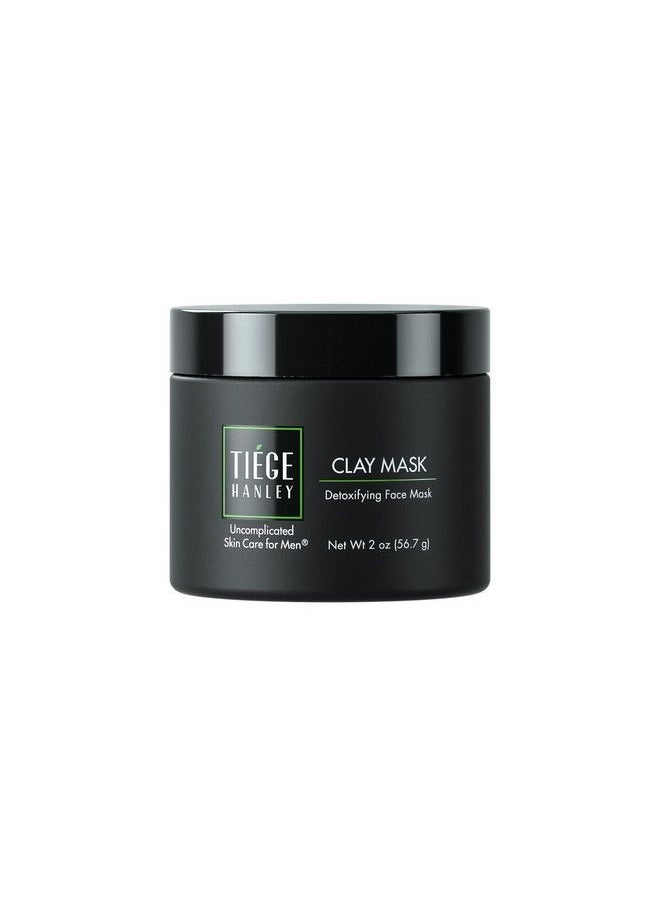 tiege hanley - Detoxifying Charcoal Clay Mask For Men : Draws Out Impurities : Deepcleansing Formula : Improves Skin Texture And Appearance : 2 Ounces : Uncomplicated Skin Care For Men - Image 1