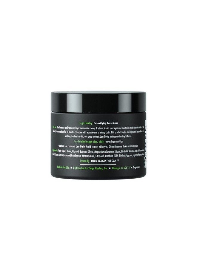 tiege hanley - Detoxifying Charcoal Clay Mask For Men : Draws Out Impurities : Deepcleansing Formula : Improves Skin Texture And Appearance : 2 Ounces : Uncomplicated Skin Care For Men - Image 1
