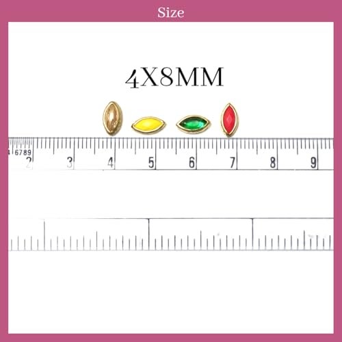 EmbroideryMaterial Glass & Resin Flat Glue On Kundan Stones Beads for Craft, Jewellery Making, Bangles Work, Maggam Work Material, Stones for Embroidery Work, Aari Work (500 Pieces, 50 Piece of Each) - Image 2