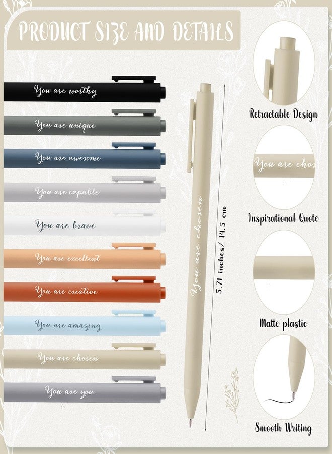 Affrolling 60 Pcs Inspirational Notebooks Motivational Mini Notepads with Pen Bulk Aesthetic Valentine Coworker Gift Employee Appreciation Gifts for Office Staff Team Teacher Nurse (Neutral Colors) - Image 3