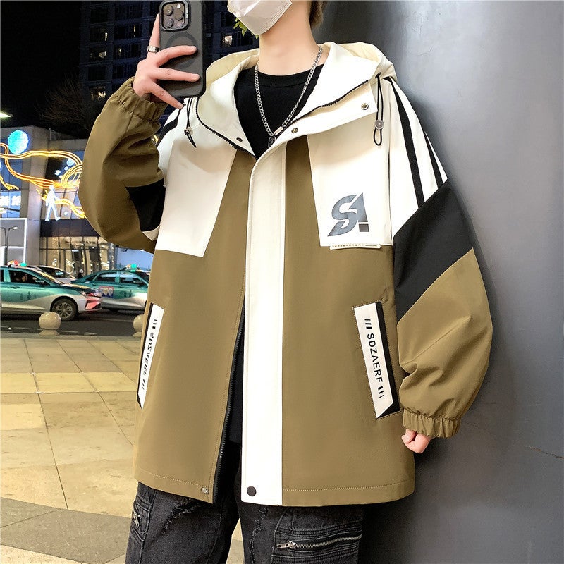 2024 Casual Hooded Two-Piece Jacket 1683 green - Image 5