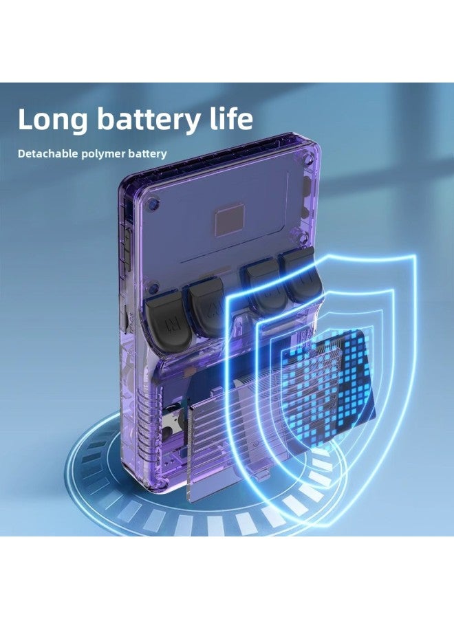 R36s Open Source Handheld Game Machine Portable Retro Arcade Game Nostalgic 3d Dual System Handheld Cross-border-Product Color:Chinese 64g Single Card-Model:[white] R36s Open Source Handheld Game Console