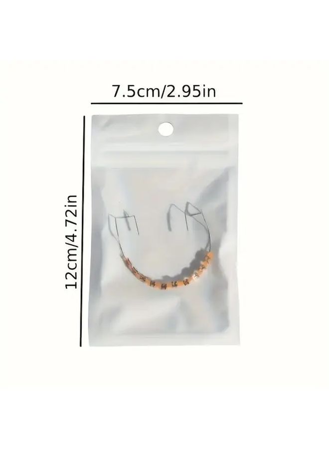 Metal Teeth Braces Pink with Hooks Stylish Tooth Decor for Teaching Models - Image 3
