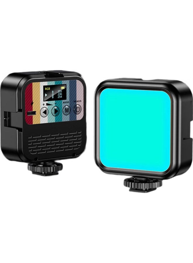 samtogo Shuotu Rgb Full-Color Digital Display Fill Light, Portable Led Pocket Dual-Color Temperature Handheld Specialized Photography Light, Mirrorless Camera Phone Indoor Portrait Photography Special Effects Light - Image 3