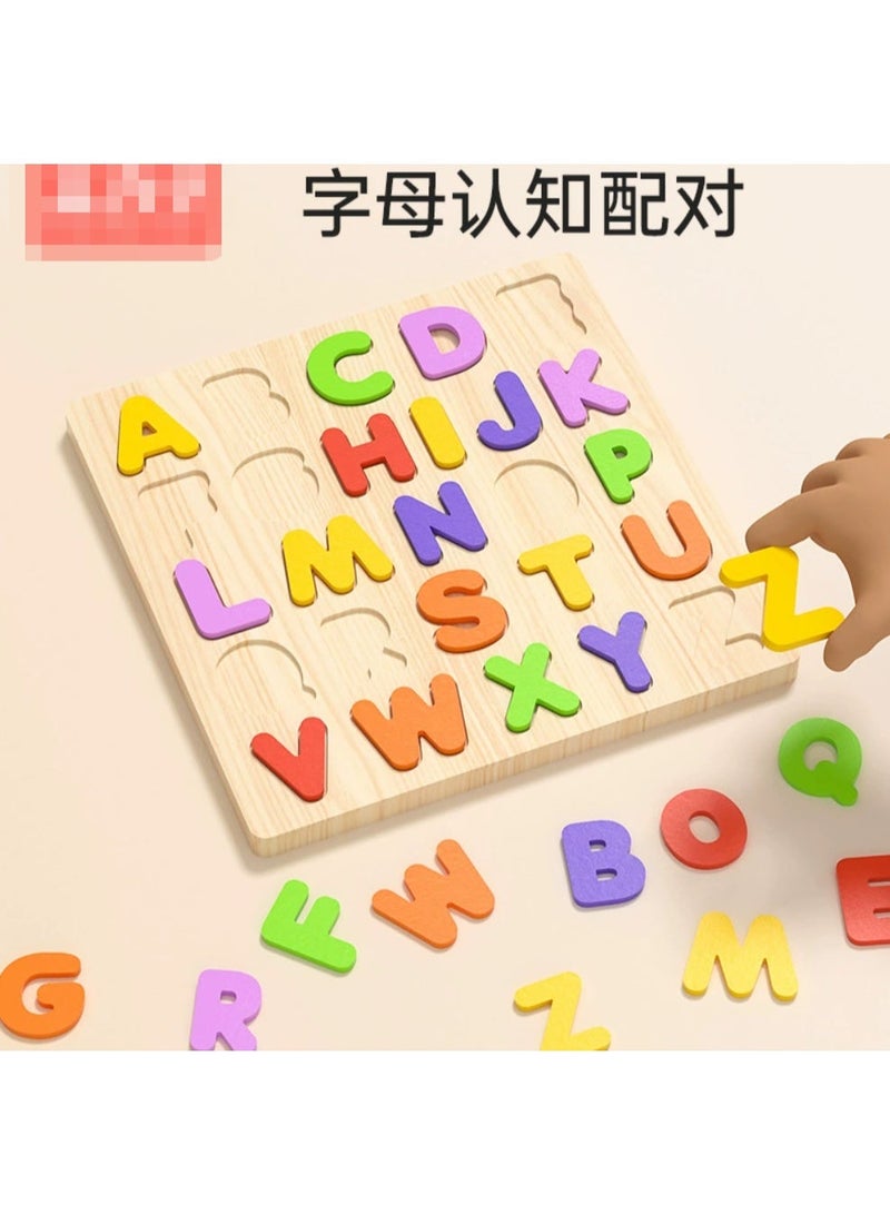 Letter Shape Puzzle Board - Image 1