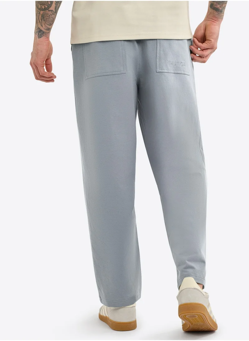 نوتيكا Men's Regular Grey Pants – Lightweight for Sophisticated Summer Style