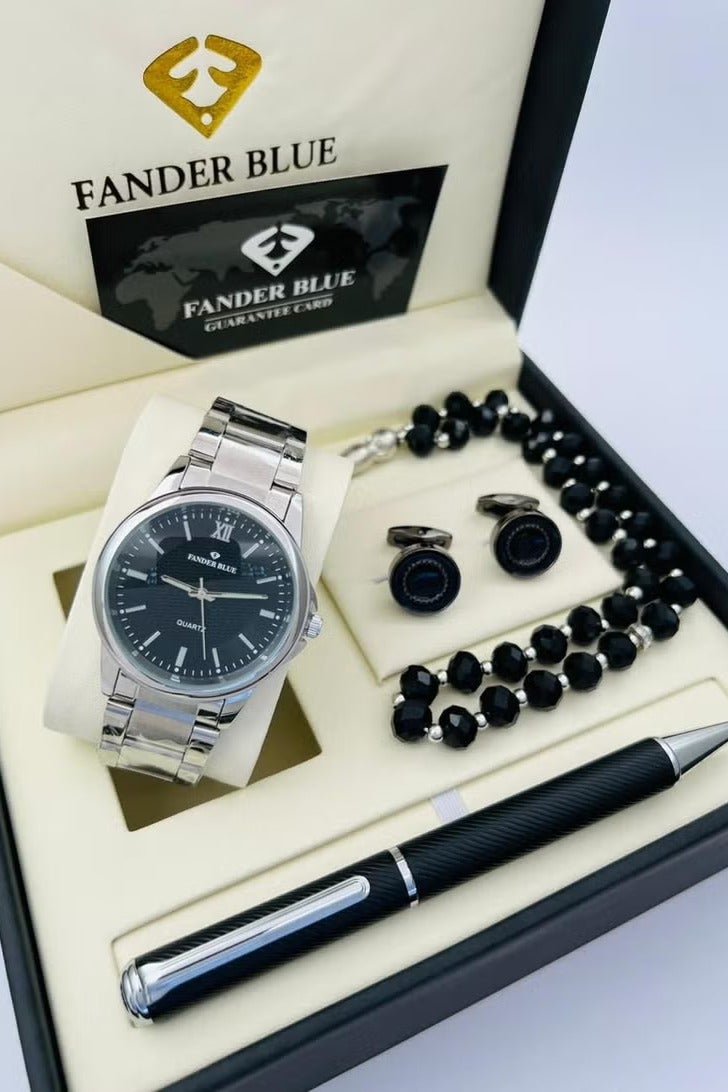 فاندر بلو التميز ولاناقه أطقم رجالي جديد اخر اصدار الطقم مكون من ساعه و قلم كبك