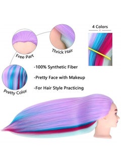 Beauty Star Mannequin Head, Mannequin Head with Hair, BEAUTY STAR 28" Hair Mannequin, Doll Head for Hair Styling, Manicanequin Head with Hair, Practice Cosmetology Manikin Head with Clamp Stand and Braiding Acces  - Image 2