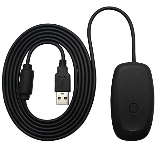 OSTENT USB Wireless Controller PC Laptop Computer Receiver for Microsoft Xbox 360 Slim Game Color Black - Image 1