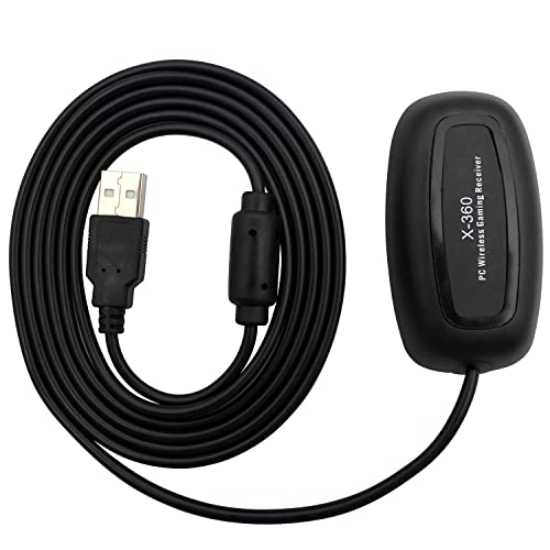 OSTENT USB Wireless Controller PC Laptop Computer Receiver for Microsoft Xbox 360 Slim Game Color Black - Image 4