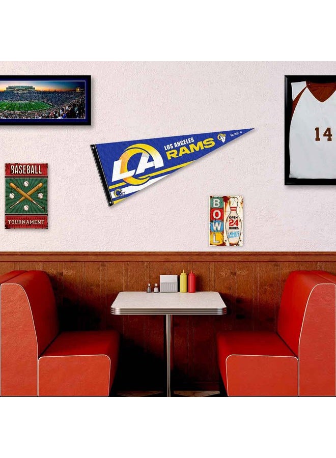 WinCraft Los Angeles Rams Pennant Banner and Wall Tack Pads - Image 3