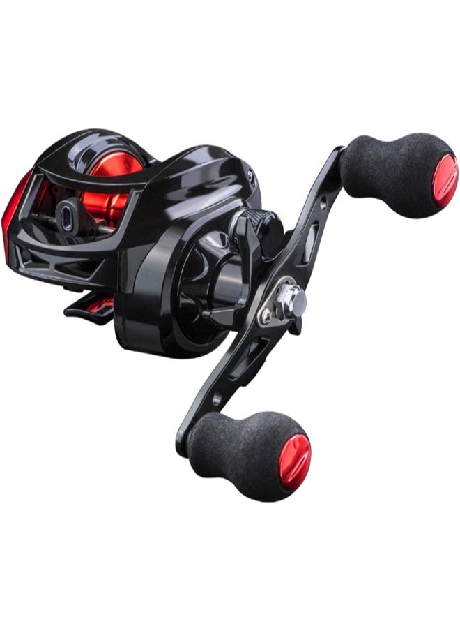 silvercnc AE-2000 Baitcasting Reel 7.2:1 Gear Ratio Fishing Reel 8kg Max Drag, Ceramic Outlet Make Line Take-Up More Even, Go Out Faster, Casting Farther  - Image 1