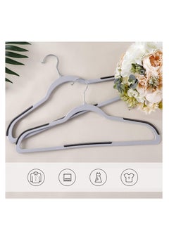Red Dot Gift 30 Pieces Plastic Coat Hangers Heavy Duty Durable And Non-Slip Premium Quality Plastic Suits Hangers 0.5 cm Thickness Space Saving 360º Swivel Hooks 45 cm Wide  - Image 5