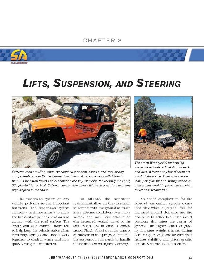 Cartech Jeep Wrangler YJ 1987-1995: Advance Performance Modifications  - Image 2