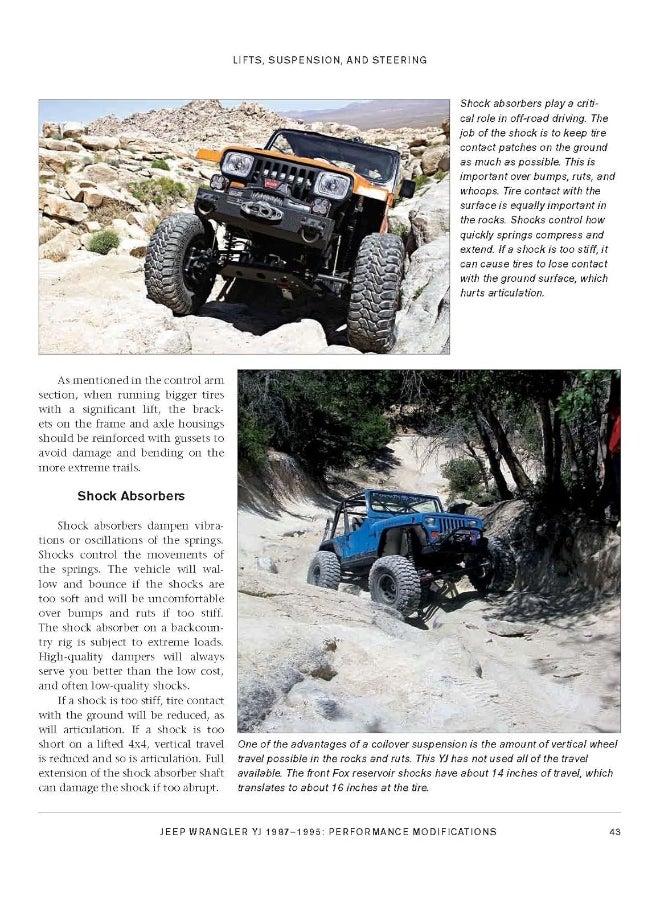 Cartech Jeep Wrangler YJ 1987-1995: Advance Performance Modifications  - Image 1