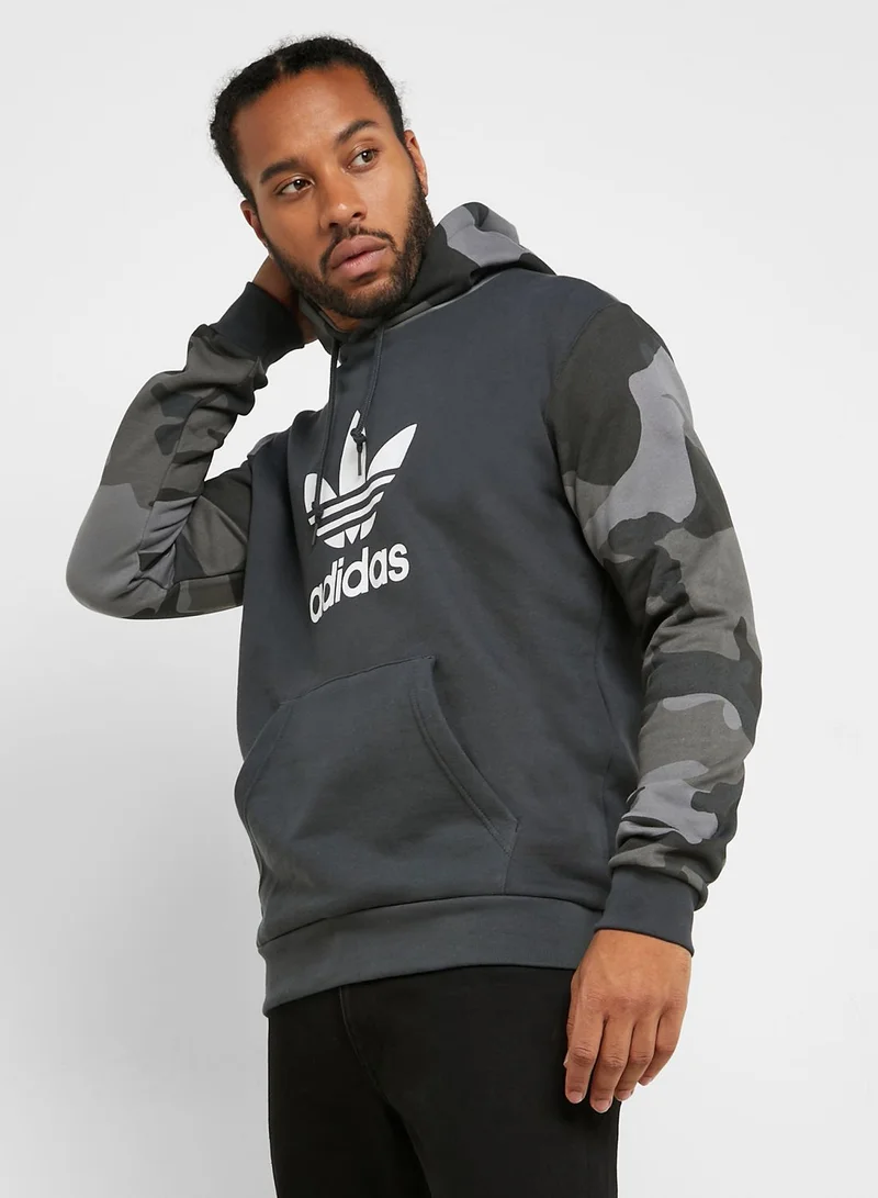 adidas Originals Trefoil Camo Hoodie for Men Best Price Bahrain