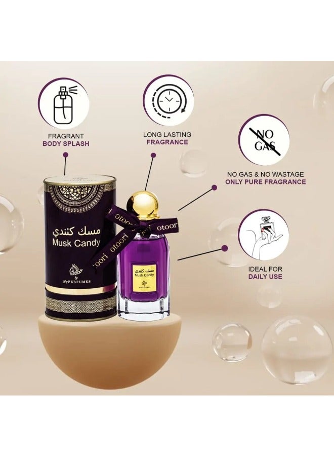Otoori Musk Candy by MyPerfumes Eau De Parfum - 80ml | Sweet and Captivating Women's Fragrance - Image 3