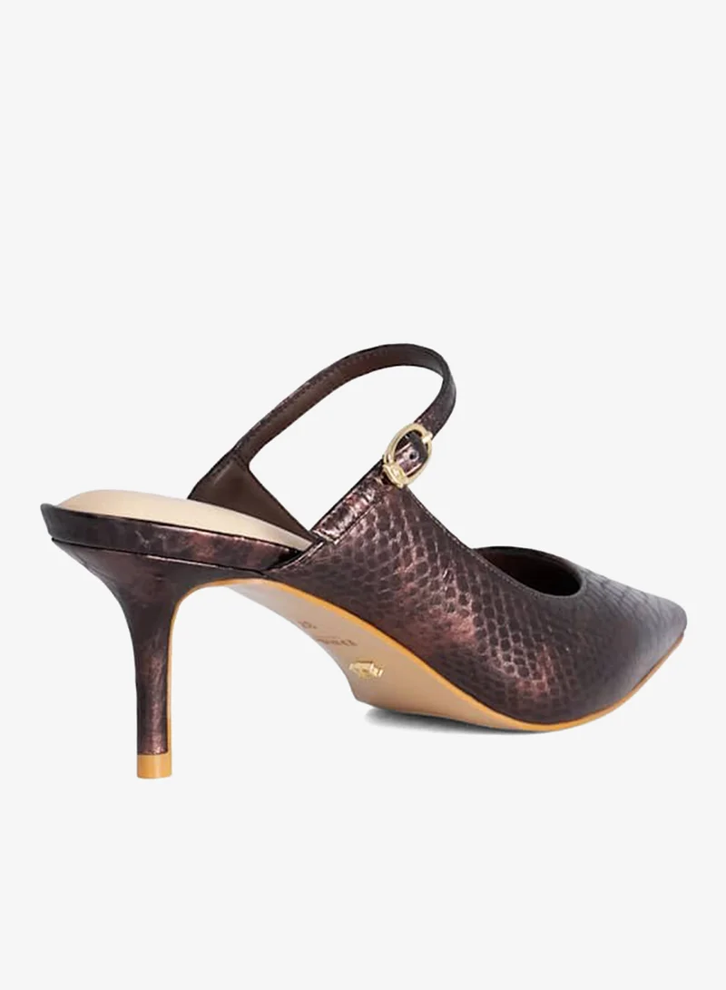 Dune London BROWN Chronicles Slingback Pumps for Women | Best Price UAE