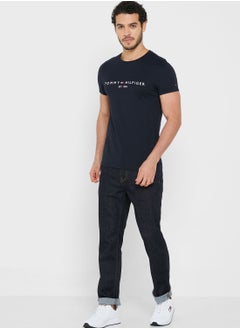 TOMMY HILFIGER Logo Crew Neck T-Shirt  - Image 4