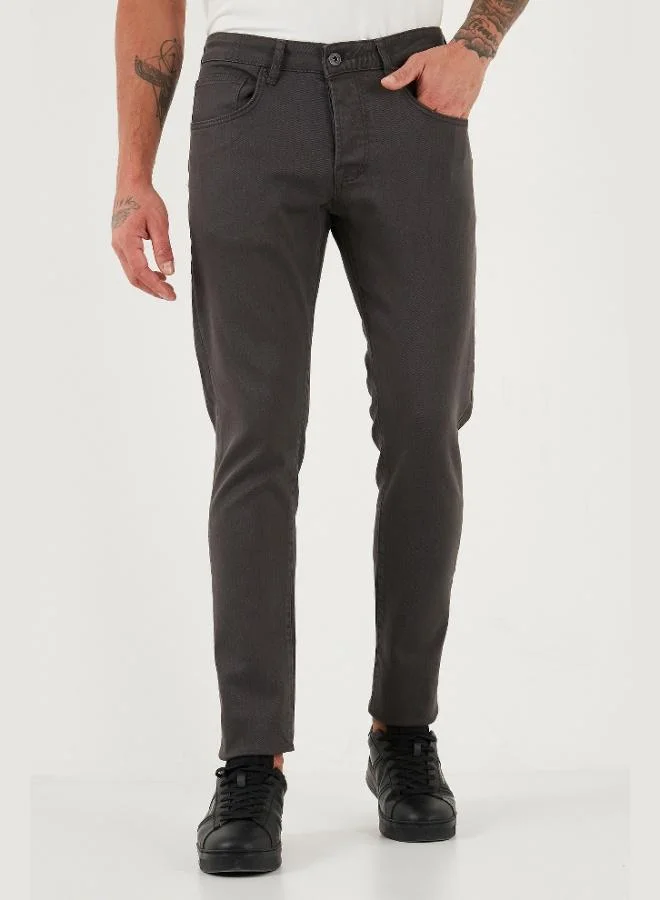 Buratti  Buratti Stretch Cotton Slim Fit Normal Waist Skinny Leg Jeans Men's JEANS 1115C24NAPOLI for Men | Best Price UAE