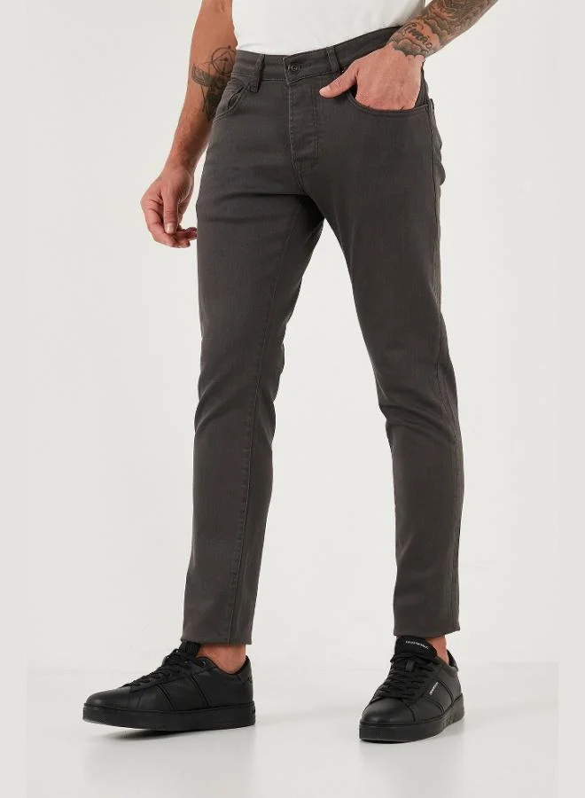 Buratti  Buratti Stretch Cotton Slim Fit Normal Waist Skinny Leg Jeans Men's JEANS 1115C24NAPOLI for Men | Best Price UAE