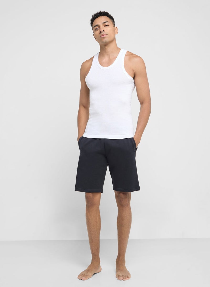 Seventy Five Basics Pack of 3 Ribbed Vest - Image 4