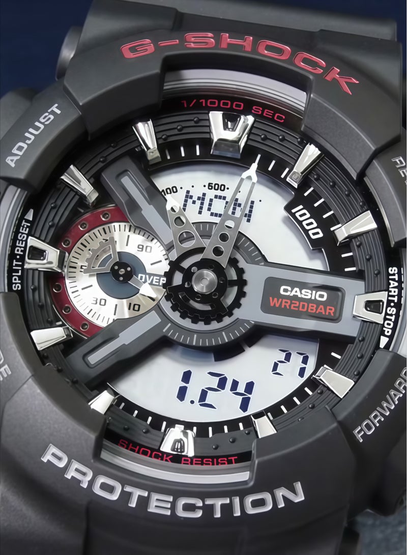 كاسيو ساعة كاسيو للرجال GA-110 سلسلة XL G-Shock كوارتز مقاومة للصدمات - Image 3