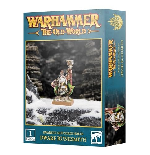 Warhammer Games Workshop The Old World Dwarfen Mountain Holds Dwarf Runesmith - Image 1