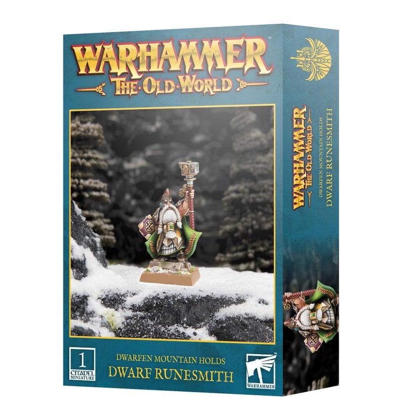 Warhammer Games Workshop The Old World Dwarfen Mountain Holds Dwarf Runesmith - Image 3