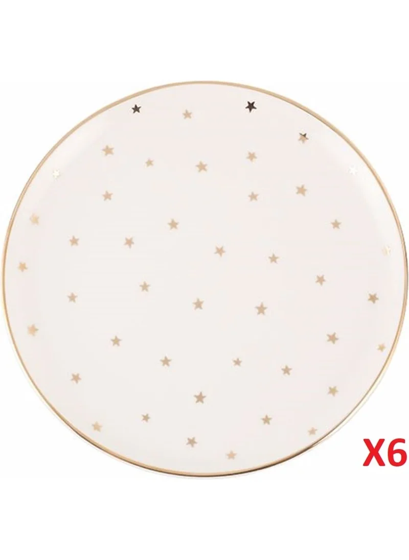 Porland Forest Flat Plate 20CM 6 Pieces 04LFH000561