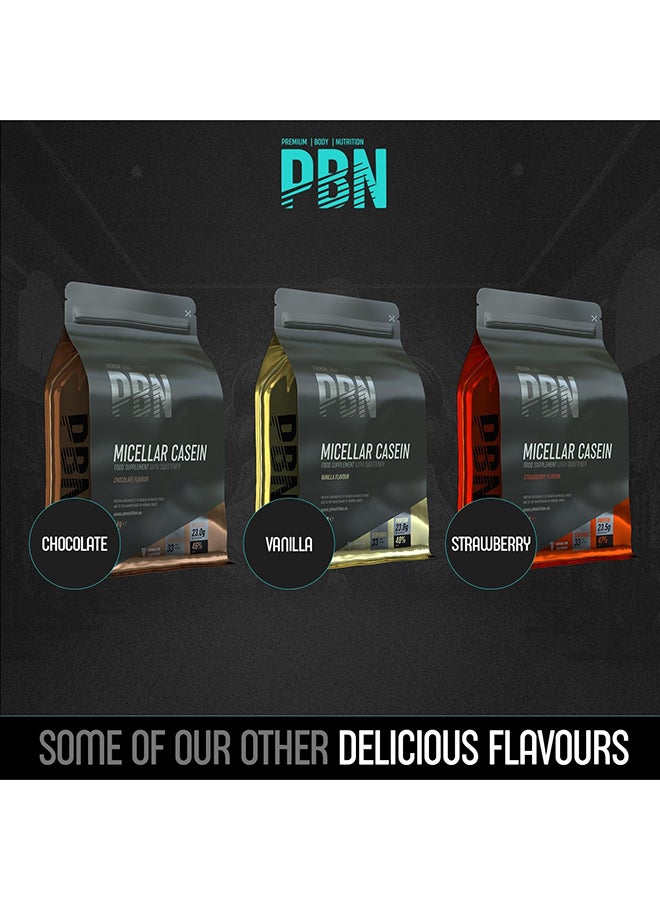 Premium Body Nutrition Micellar Casein 1kg Vanilla Pouch - Image 4