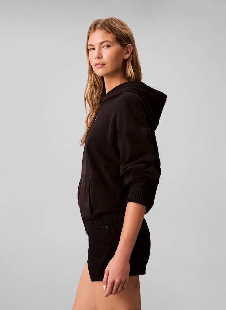 Calvin Klein Jeans  Logo Pullover Hoodie for Women | Best Price UAE