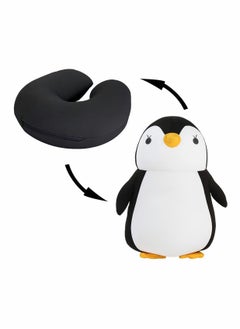 U-Shaped Pillow Cartoon Deformation Pillow Penguin Dual-Purpose Pillow Neck Pillow Ideal for Home Travel Office Use