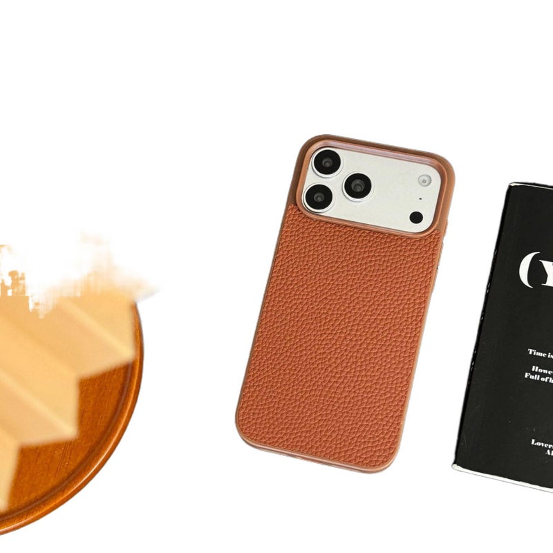MS Protective Case, Cover for iPhone 17 / 17 Air / 17 Pro / 17 Pro Max, Full Coverage, Soft Edge, Brown - Image 1