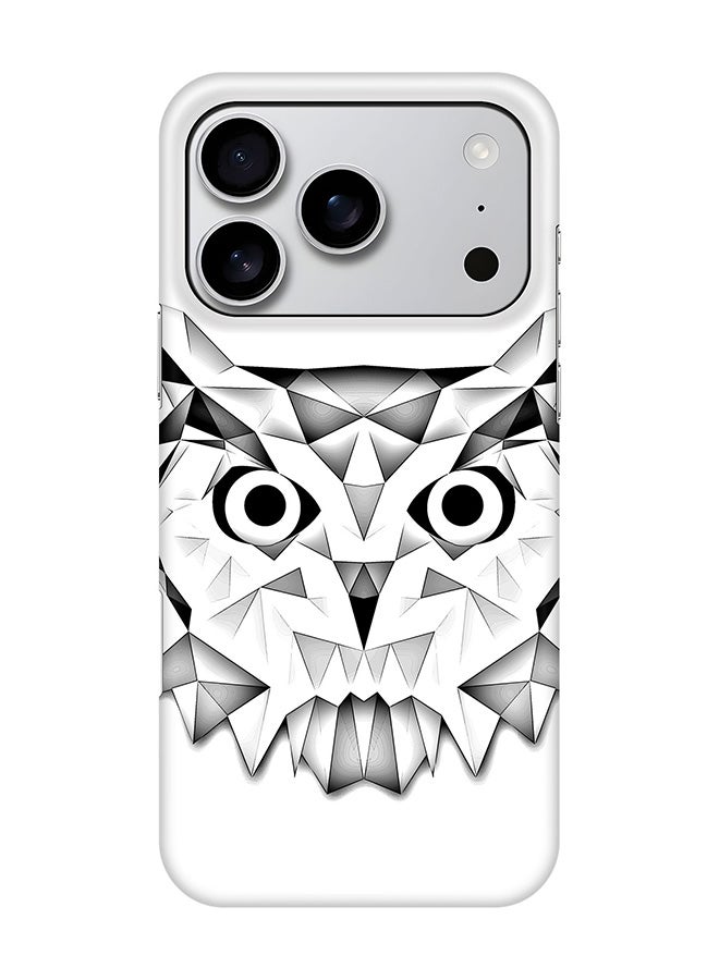 Stylizedd For iPhone 17 Pro,Case, [Compatible with MagSafe] Magnetic cover Slim fit Protection Matte, - Poly Owl