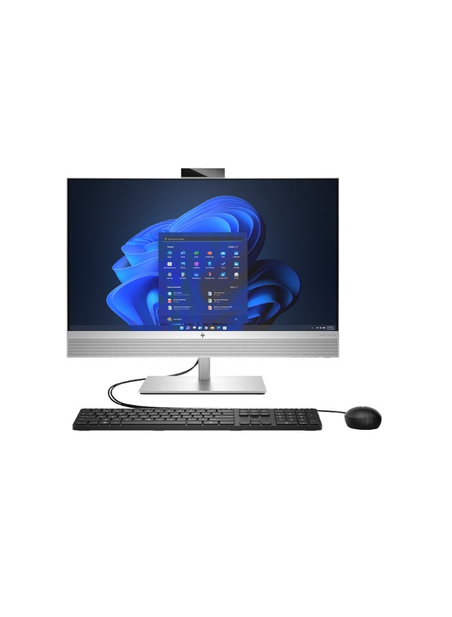 HP جهاز Elite One 870 G9 المتكامل بشاشة 27 بوصة عالية الدقة بالكامل (1920x1080)، معالج Core i7 14700/ذاكرة وصول عشوائي 16 جيجابايت DDR5/قرص صلب SSD سعة 512 جيجابايت/بطاقة رسومات Intel UHD/نظام التشغيل Windows 11 Pro/ الإنجليزية/العربية - Image 1