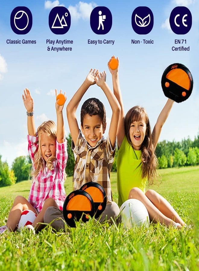 GJSHOP Catch and Throw Ball Outdoor Game for Kids - Black: Elevate Fun and Foster Active Play with a Modern Twist on The Classic Catching Game, Perfect for Building Coordination Skills - Image 3