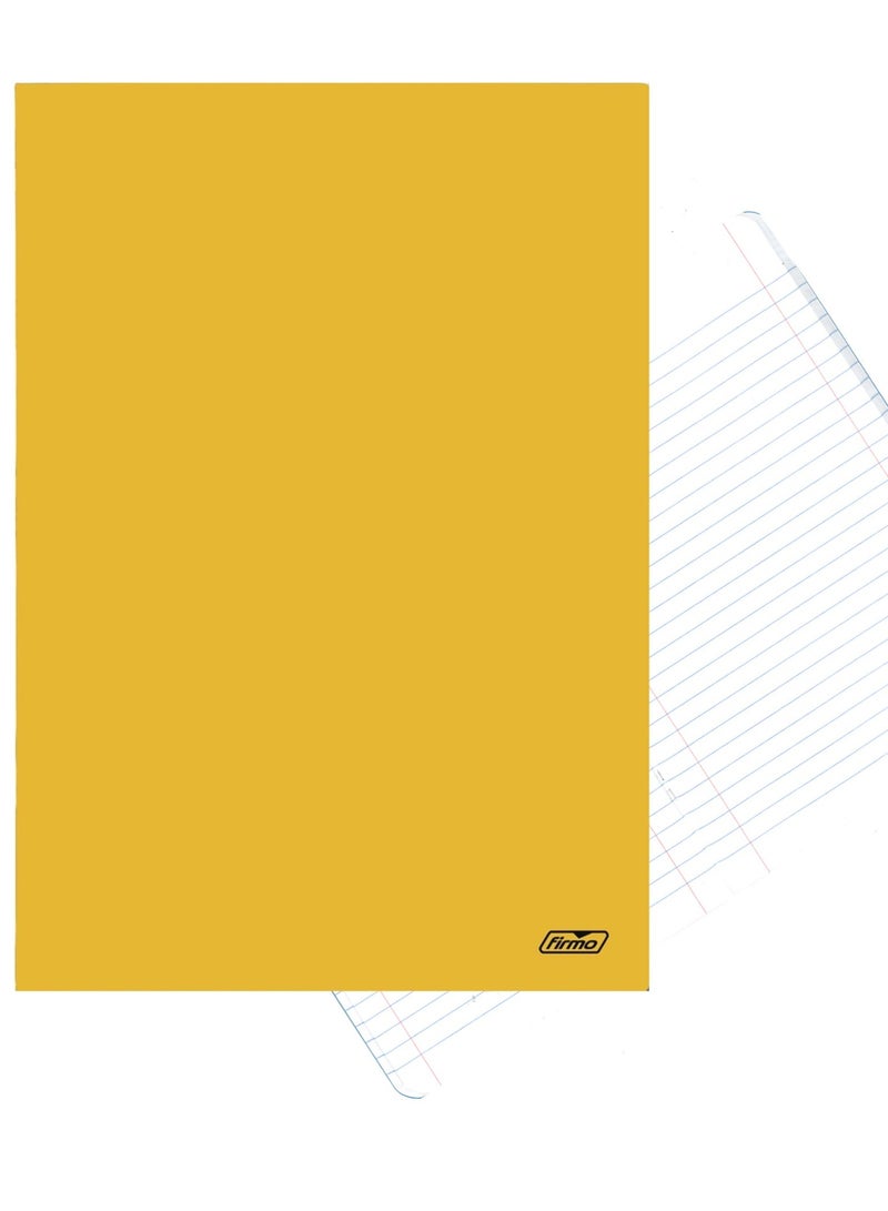 Firmo دفتر ملصق بحجم A4 مع 60 ورقة غلاف أصفر - Image 1