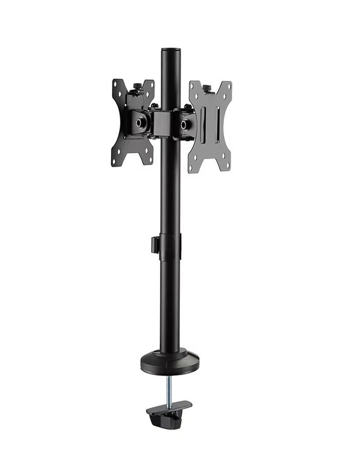 Skill Tech SH DP02 Articulating Pole Mount Back-to-Back Dual Monitors Mount, Suitable For Most 17"-32" Screens, VESA 100x100mm, Max Load Capacity 8 Kg  - Image 1