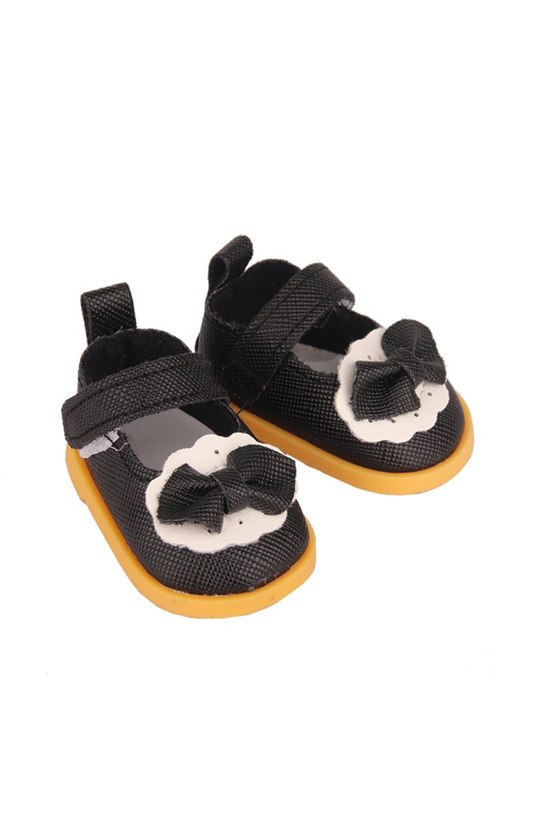 SH-0090-10 5 cm Cotton Doll Shoes Fit 20 cm 14 inch Dolls 10 Colors Pu Leather Lace-up Mini Doll Sho