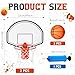 Liliful 2 Pack Indoor Trash Can Basketball Set Including 2 Clip on Hoop with Backboard 2 Inflatable Ball and 1 Pump Fun Indoor Basketball Game Office Stress Relief Toy Funny Birthday Gift - Image 4
