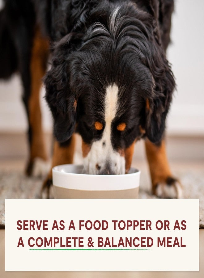 Open Farm أوبن فارم، قطع نيئة مجففة بالتجميد من رو ميكس، مكمل غذائي للكلاب ومُحسّن للوجبات، غني بالبروتين ومرق العظام، يحتوي على 95% من اللحوم الحقيقية والأعضاء والعظام، وصفة أوبن بريري مع الدجاج والديك الرومي، عبوة 13.5 أونصة - Image 4