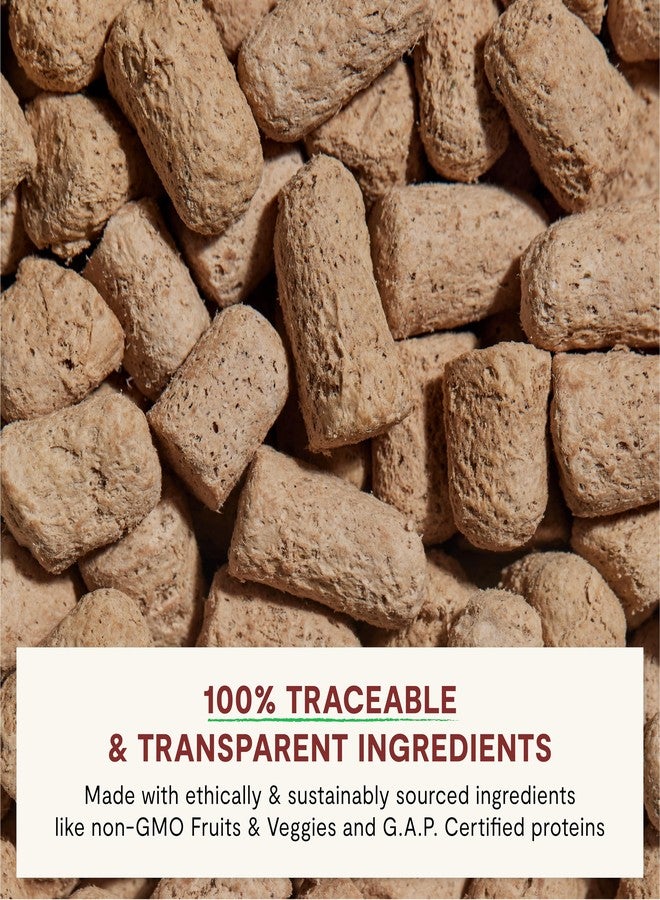 Open Farm أوبن فارم، قطع نيئة مجففة بالتجميد من رو ميكس، مكمل غذائي للكلاب ومُحسّن للوجبات، غني بالبروتين ومرق العظام، يحتوي على 95% من اللحوم الحقيقية والأعضاء والعظام، وصفة أوبن بريري مع الدجاج والديك الرومي، عبوة 13.5 أونصة - Image 5