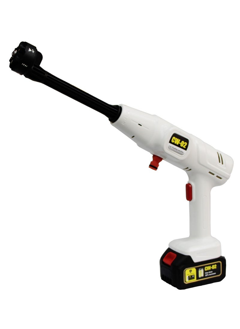 TBS DESIGN Cordless high pressure car wash tool with full angle multifunctional nozzle and more powerful motor cleaning machine  - Image 1