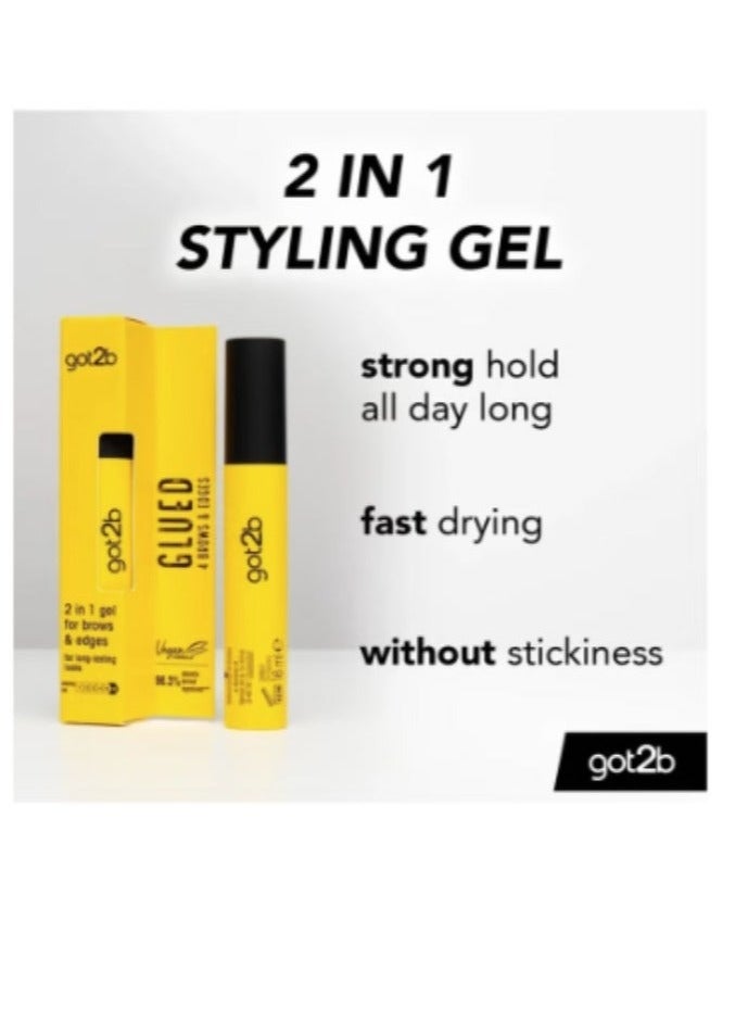 جوت تو بي – ماسكارا جل 2 في 1 لتثبيت الحواجب وحواف الشعر | تركيبة نباتية 96.3% - Image 2