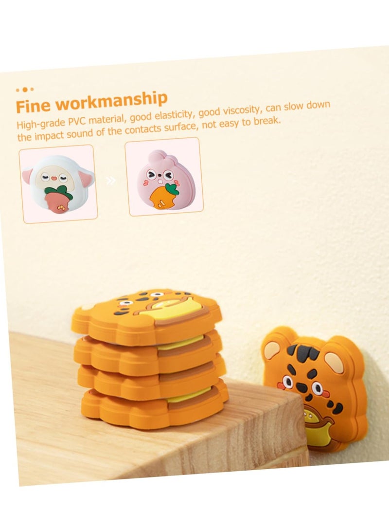 Zikra Anti-Collision Rubber Pad Door Wall Protector Furniture Bumpers Silicone Table Protector Door Knob Wall Shield Door Stopper Wall Shield Cabinet Door Knobs Door Knob Stopper(Set of 12) - Image 4