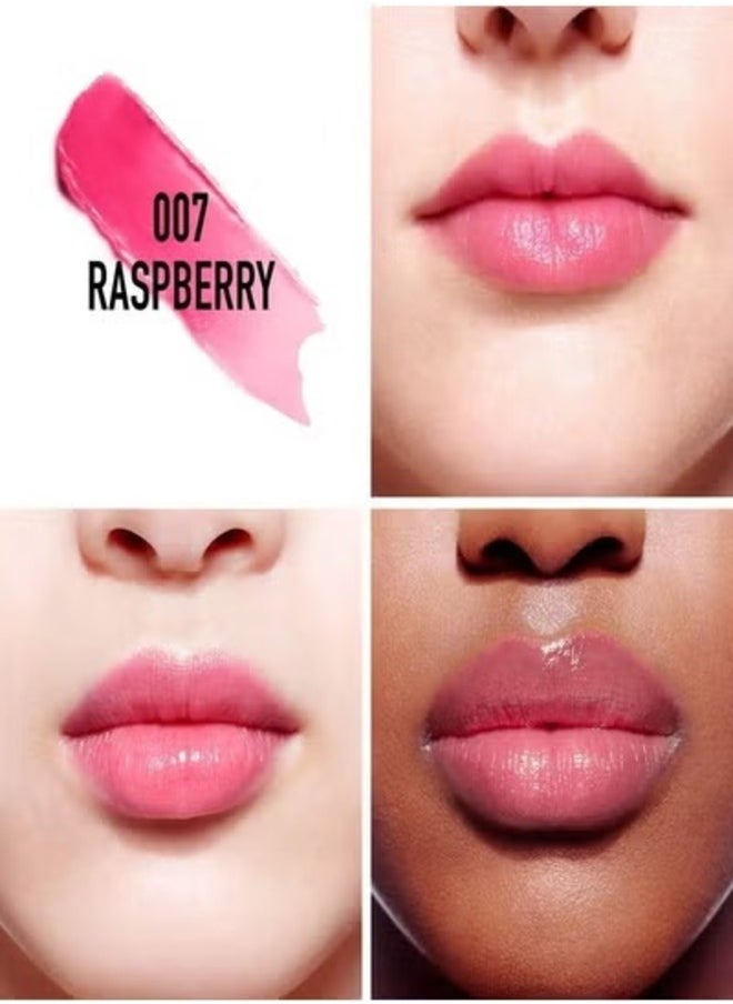 Dior Addict - Lip Glow Balm Shade 007 Raspberry Hydrating, pH-Activated Lip Balm with 48H Hydration & Sheer Glow | 3.2g - Image 1