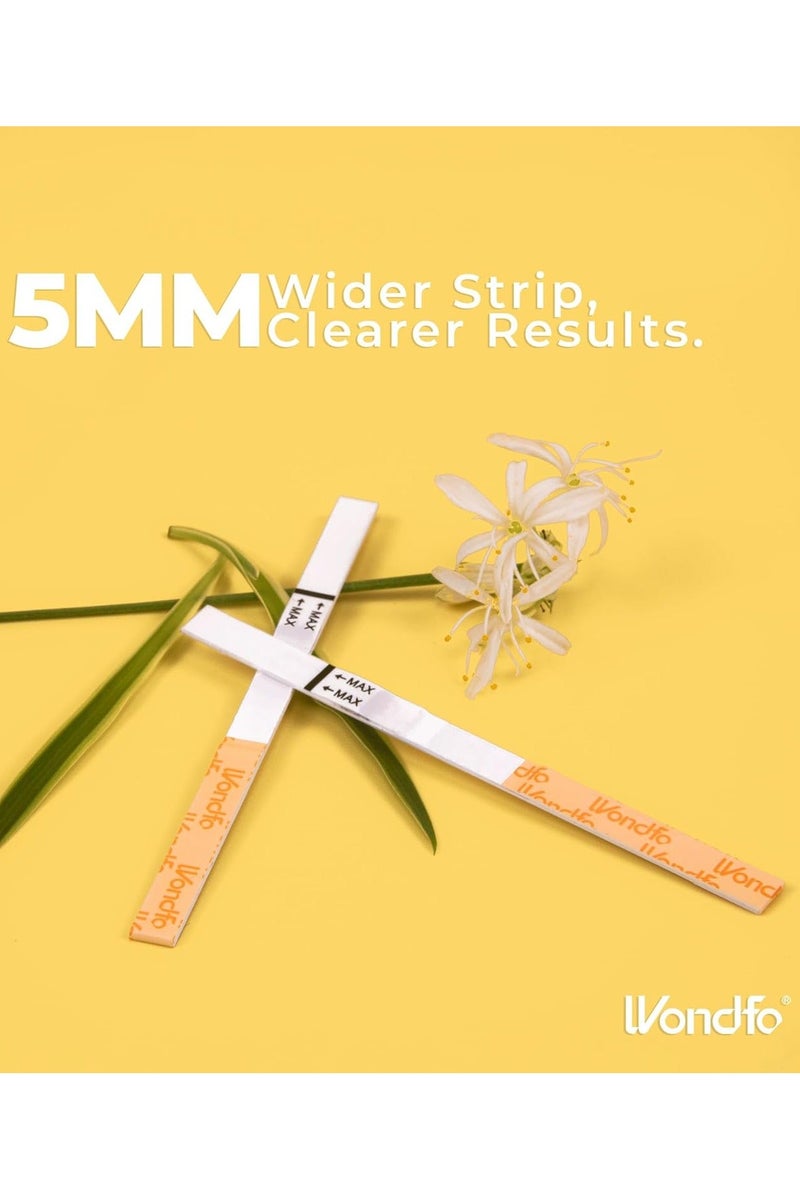 Wondfo Pregnancy Test Strips Early Detection - Extra Sensitive 10 MIU/ML HCG Early Predictor Kit (25 Count) - Image 4