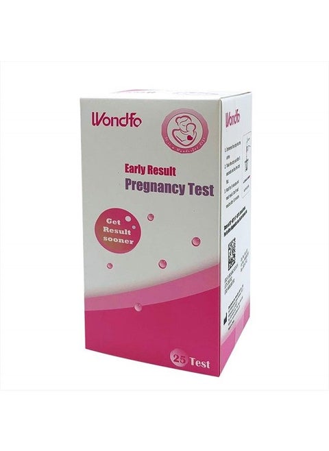 Pregnancy Test Strips Early Detection - Extra Sensitive 10 MIU/ML HCG Early Predictor Kit (25 Count)